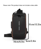 Fashion Anti-Theft Password Lock Crossbody Bag - High-Capacity Nylon Backpack with Adjustable Strap, Multiple Compartments & Secure Zipper Closure for Commuting, Travel, Hiking, Backpack for Travel