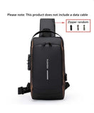 Fashion Anti-Theft Password Lock Crossbody Bag - High-Capacity Nylon Backpack with Adjustable Strap, Multiple Compartments & Secure Zipper Closure for Commuting, Travel, Hiking, Backpack for Travel