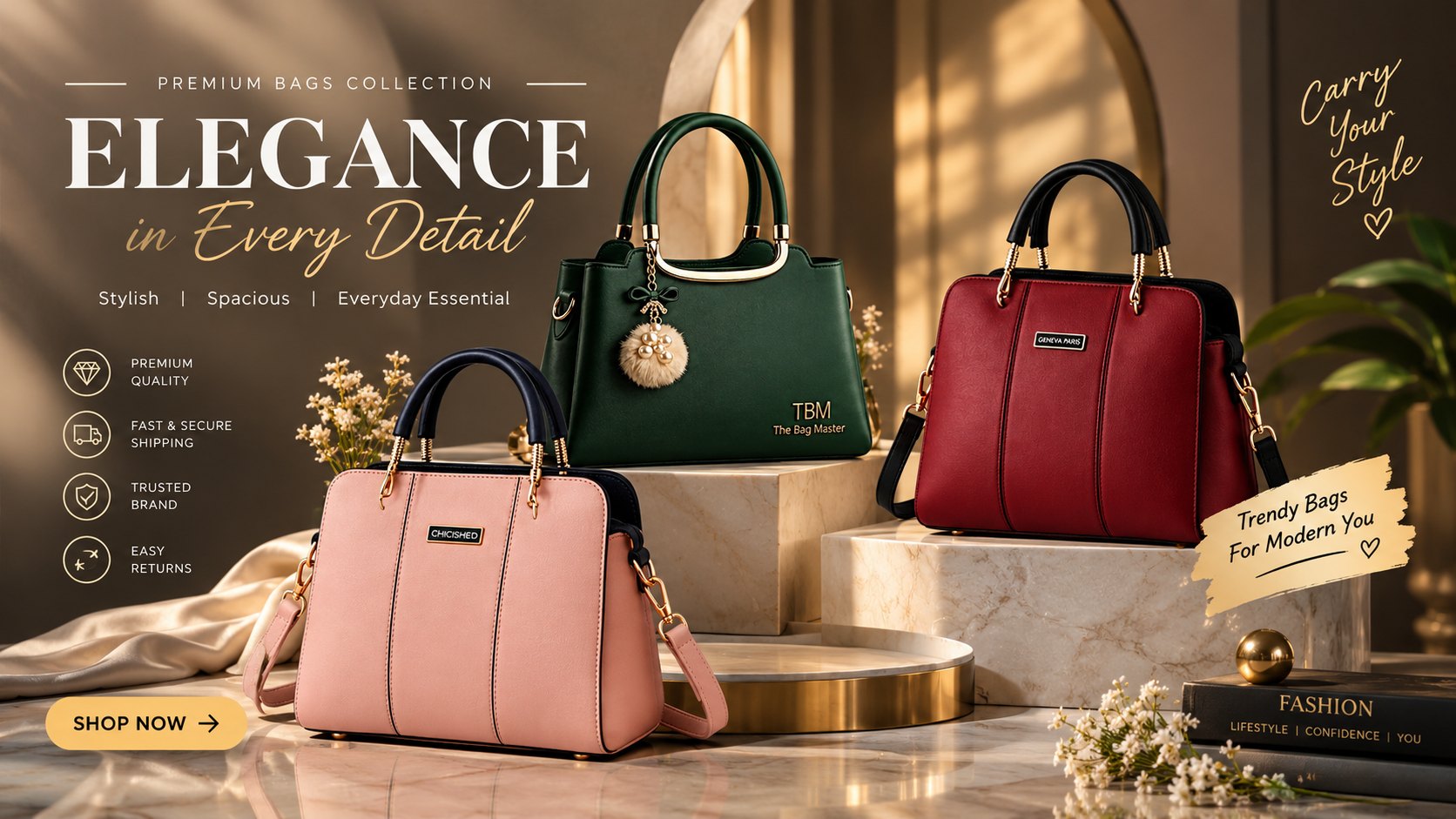 UrbanMeena - Premium bags collection